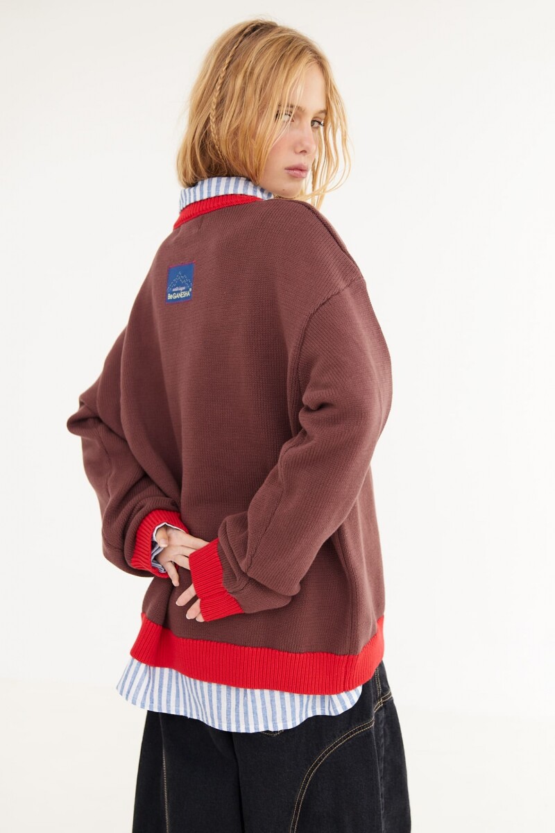 Sweater Frame Marron