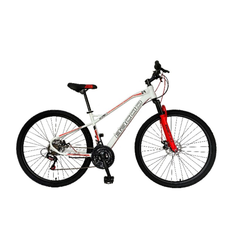 Bicicleta Baccio Alpina X Man R 29 Blanca/Rojo Bicicleta Baccio Alpina X Man R 29 Blanca/Rojo