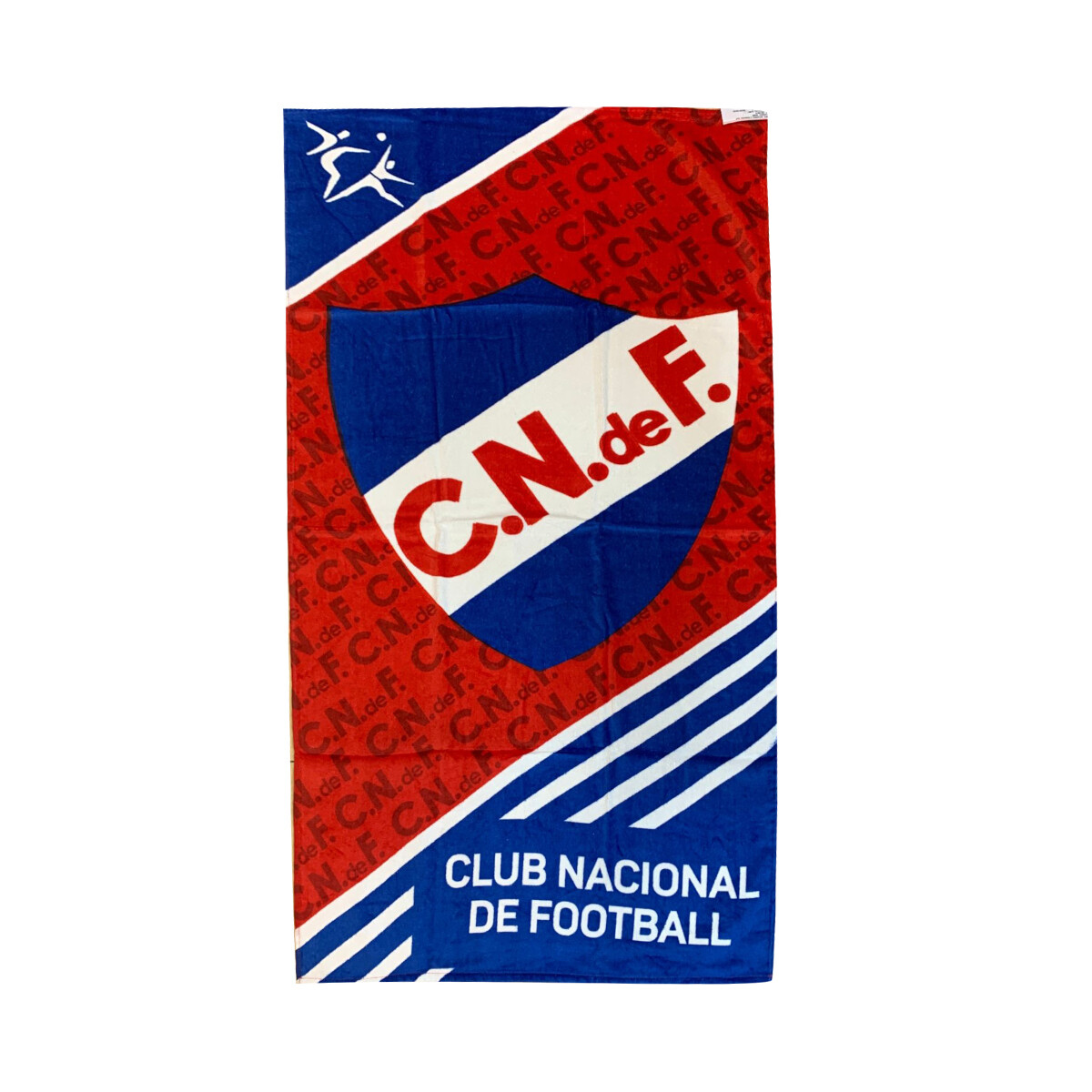 Toalla Infantil Playera Nacional 100% Algodón 70 x 130 cm - AZUL/ROJO 