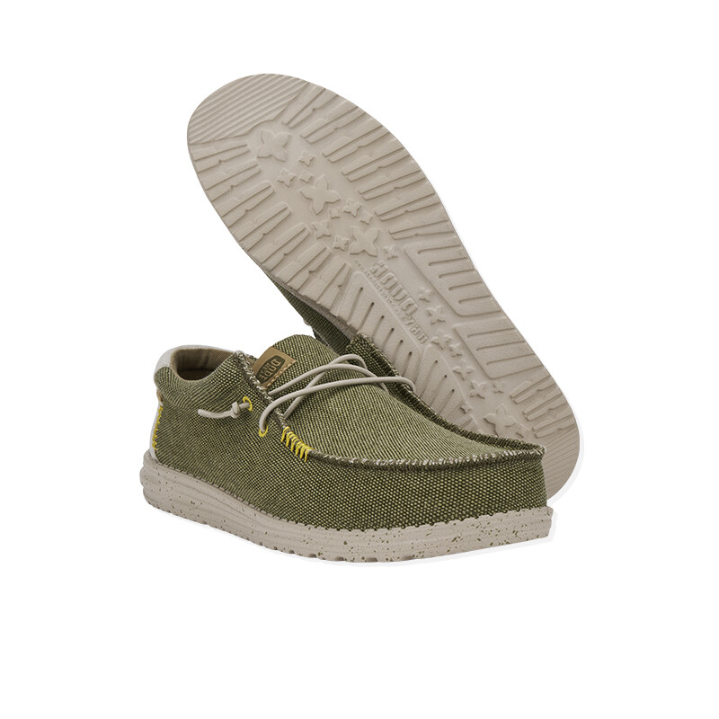 Zapatos Hey Dude Wally Coastline Jute Verde