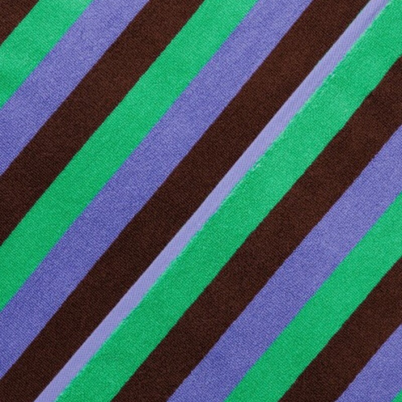 Toallón De Baño 100% algodón orgánico 152x76 Cm Mint 90´s Stripe