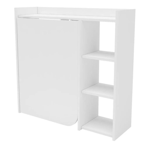 Escritorio Esquinero Plegable Estantes Estantería ESCRITORIO ESQUINERO REBATIBLE C/ESTANTE