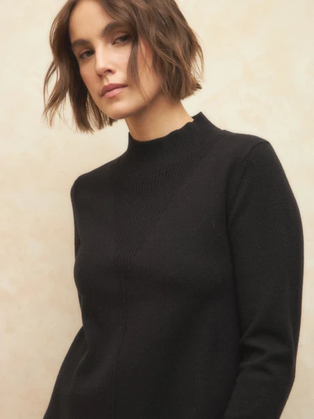 POLERA ALLIE FLOR NEGRO