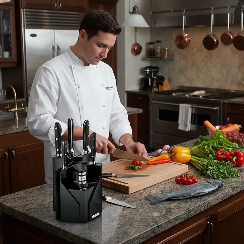 Juego de cuchillos profesional 7 piezas - 24199/052 - TRAMONTINA Juego de cuchillos profesional 7 piezas - 24199/052 - TRAMONTINA