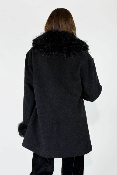 CHAQUETA CANNES MIDI Negro