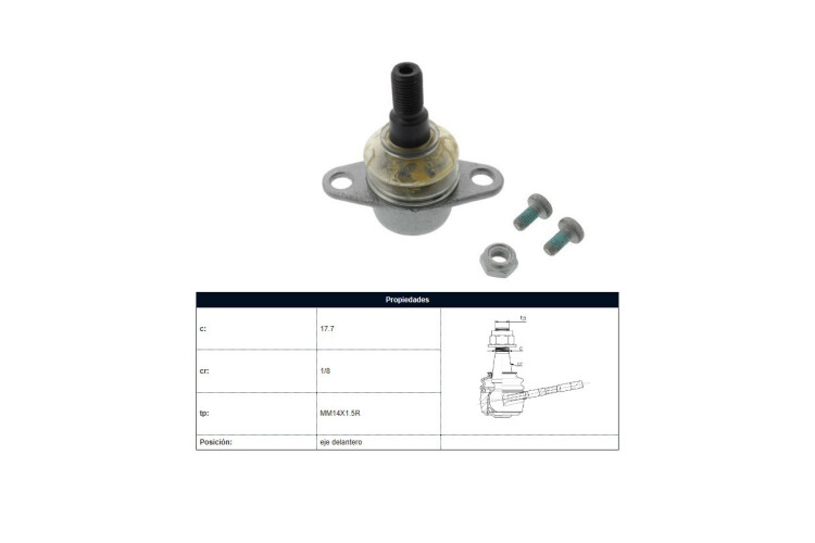 Rotula Del BMW X5 D (E53)/X5I (E53) 99-05 Der/Izq Rotula Del BMW X5 D (E53)/X5I (E53) 99-05 Der/Izq