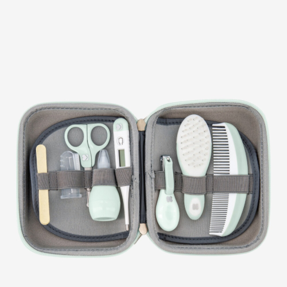 Neccesaire set de cuidados KIKKABOO mint