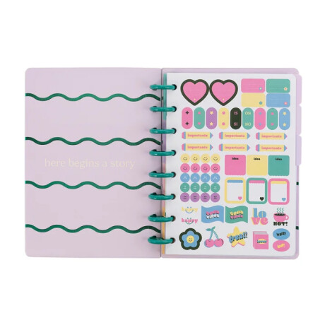 Cuaderno Mooving A5 c/ Discos the journey begins