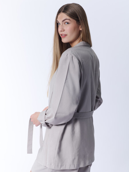 Blazer liviano Beige Grisaceo