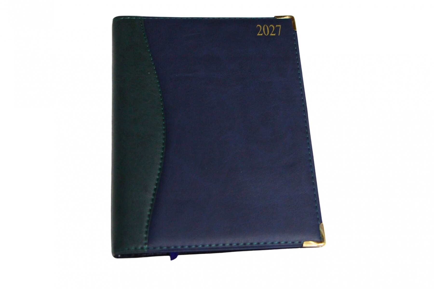 AGENDA ABEZETA 201 CLASICA DEL AÑO TAPA COSIDA SEMANA A LA VISTA - TAPA VERDE Y AZUL 