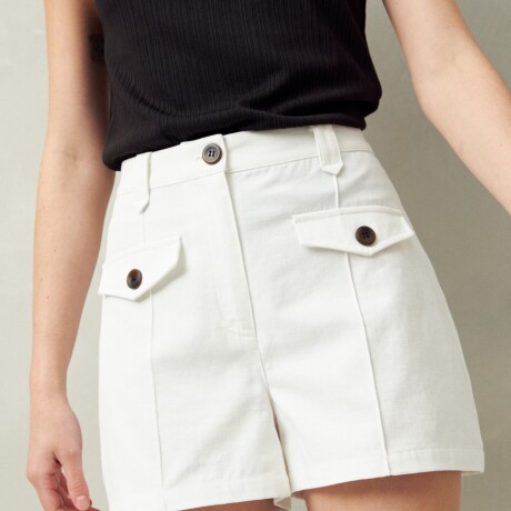 SHORT REESE Blanco