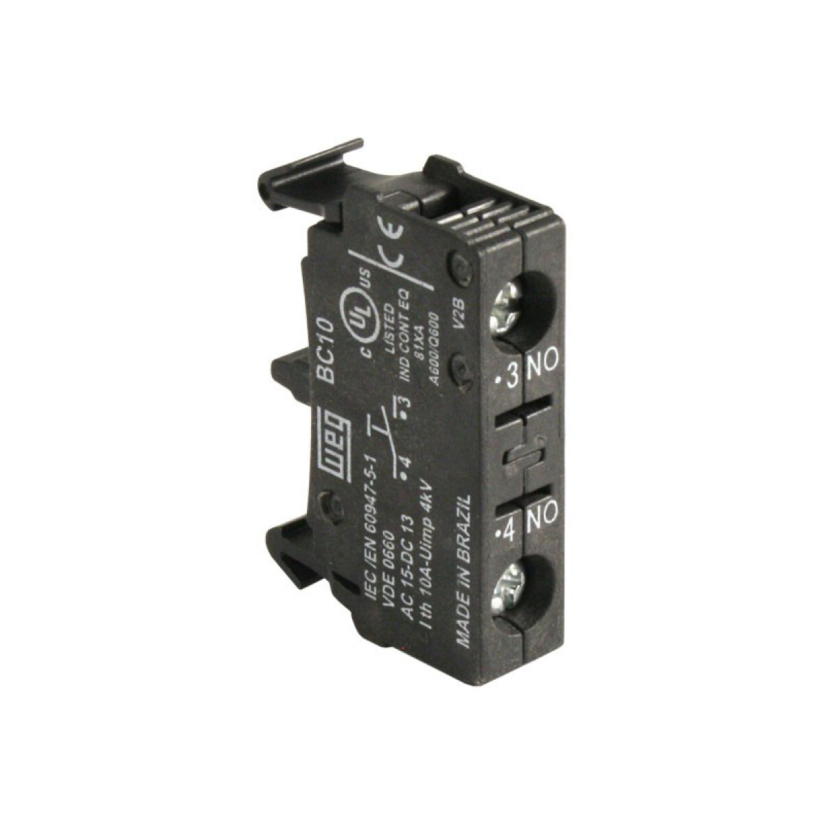 Block de contacto simple (azul) 1NA, BC10F-CSW - WE5810X 