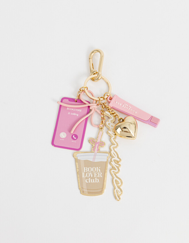 Llavero Metal Llavero Y Charm "in My Romance Era" - Combinacion Multicolor