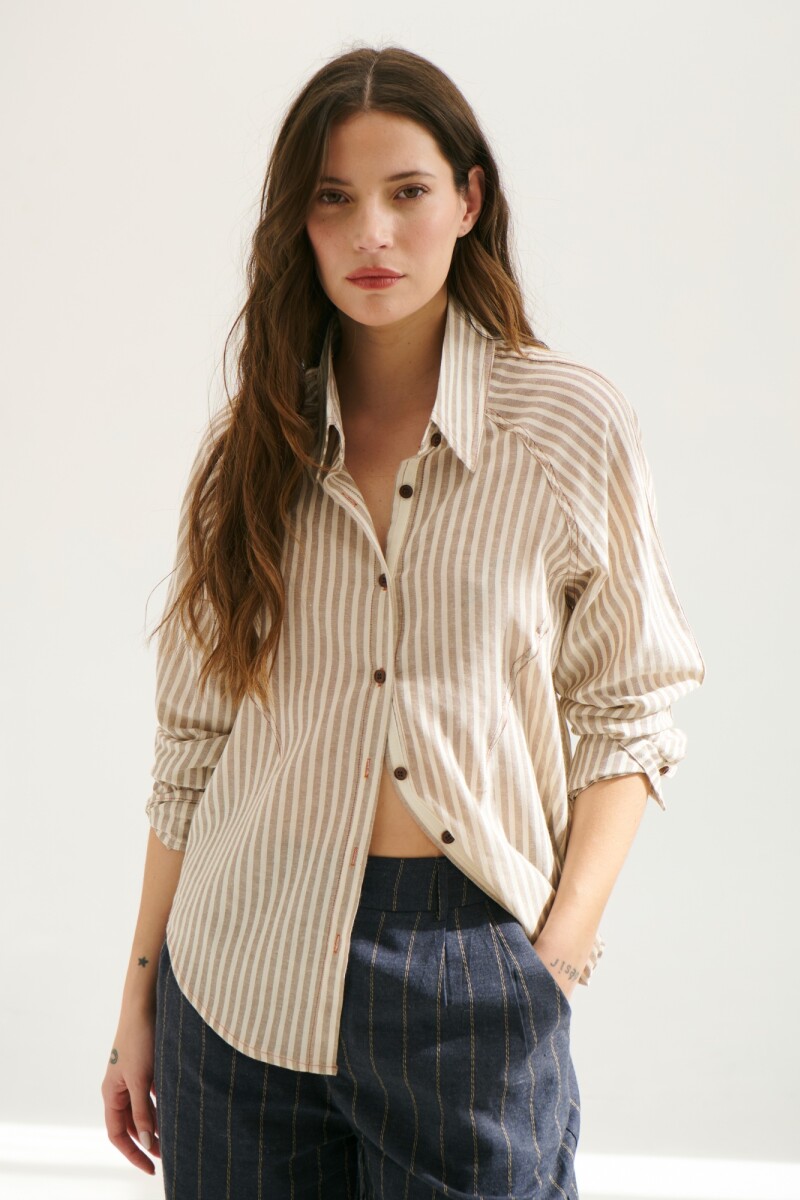 CAMISA BRUNA BEIGE