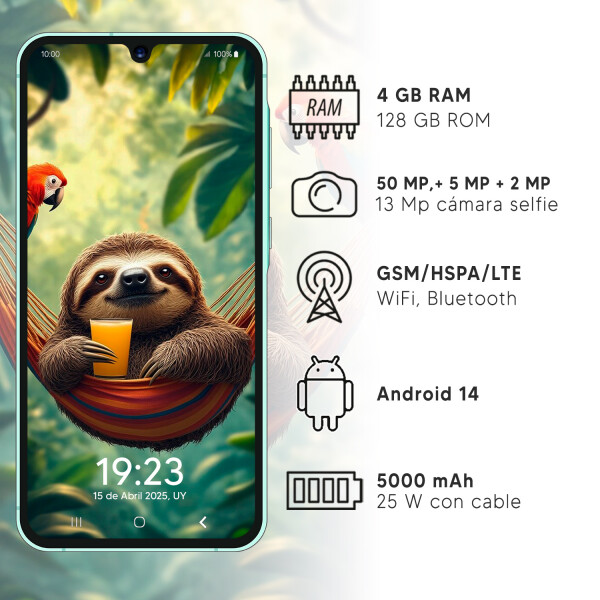 Samsung A16 4/128 Gb 4g VERDE