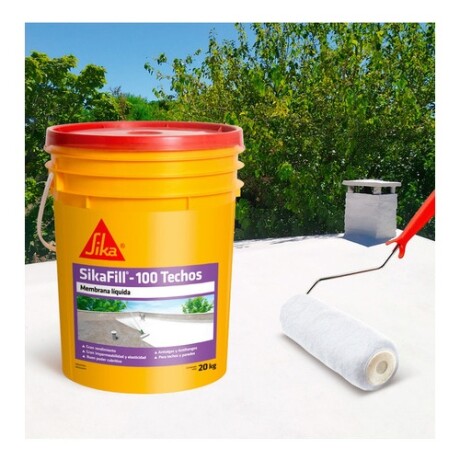 Membrana líquida blanca Sika Sikafill-100 Techos 20+4kg Blanco