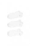 Medias Pack x3 Invisibles Blanco