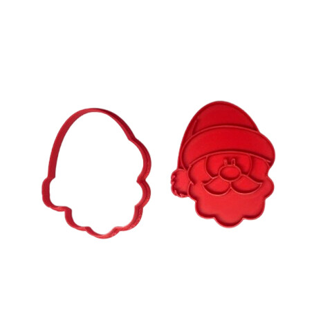 Cortante 3D Cara Papá Noel Cortante 3D Cara Papá Noel