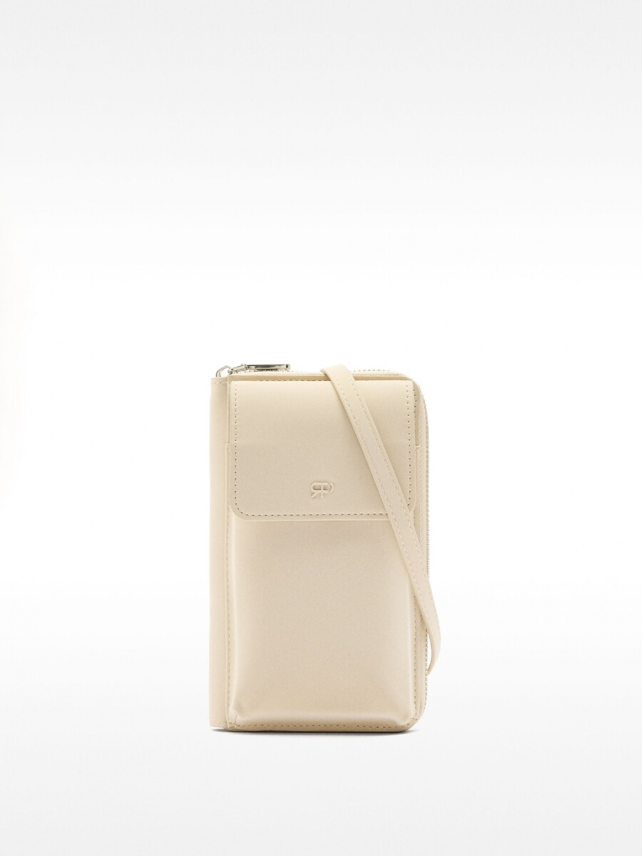 Bolso Para Móvil Con Textura Suave crudo