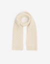Bufandas Special Price Bufanda Tejida Special Price - Blanco Crudo