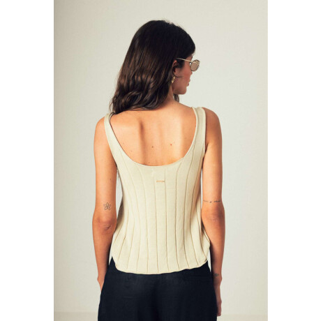 Musculosa Clare Beige