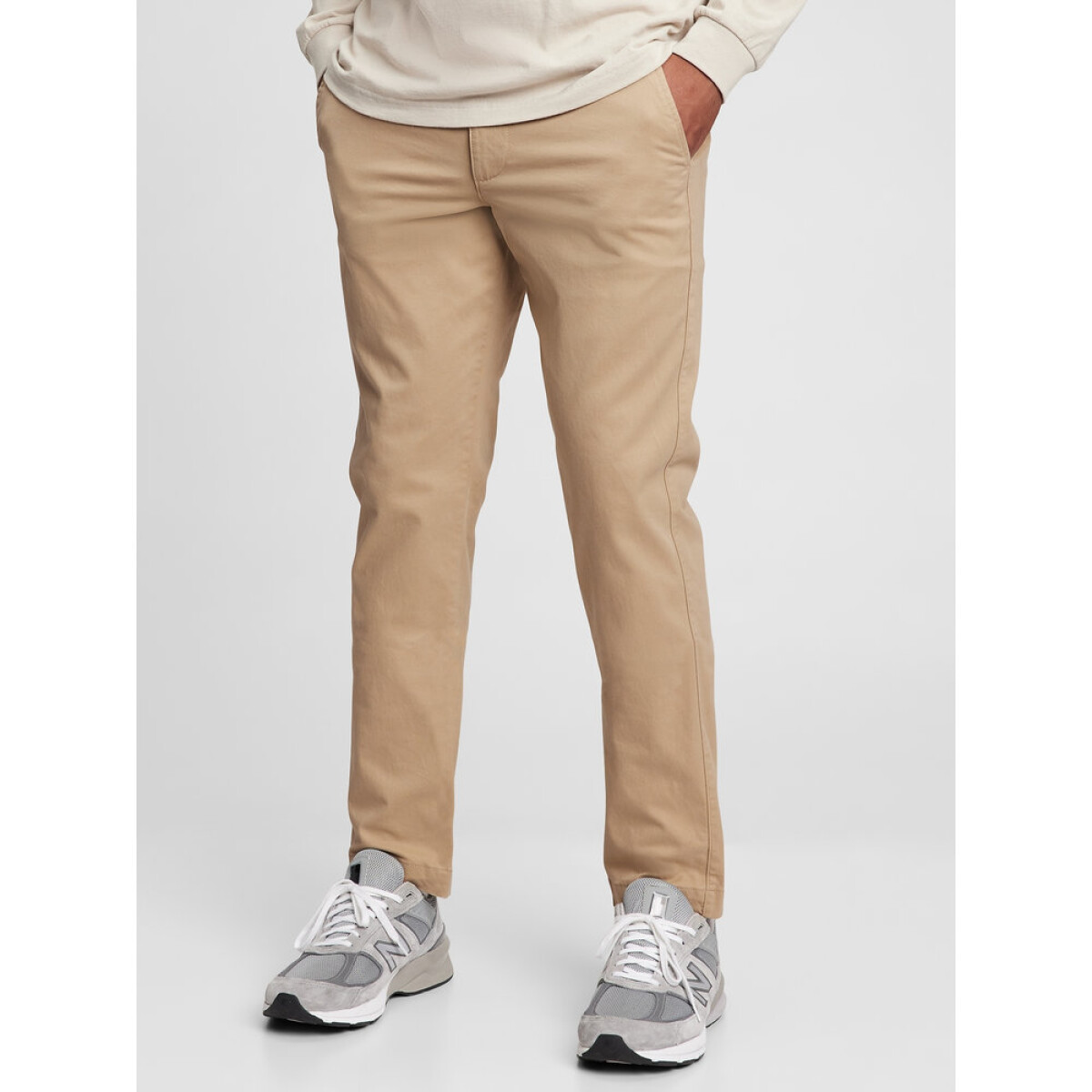 V-ESSENTIAL KHAKI SLIM FIT - ICONIC KHAKI 