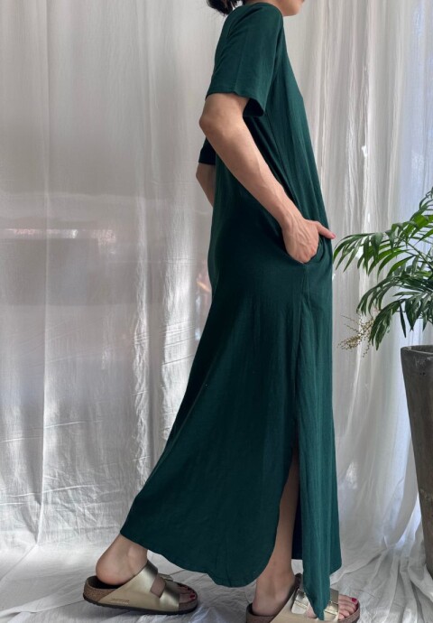 Vestido largo Lake Verde inglés