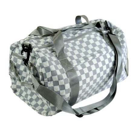 BOLSO VIAJE TELA CUADRILLE 46X21X28CM 3 CIERRES 3 ASAS BOLSILLOS BOLSO VIAJE TELA CUADRILLE 46X21X28CM 3 CIERRES 3 ASAS BOLSILLOS