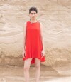 Vestido Folk Rojo
