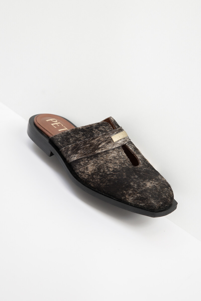 Zueco Giverny Pelo Marron