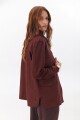 CHAQUETA FOUR SUEDE BURDEOS