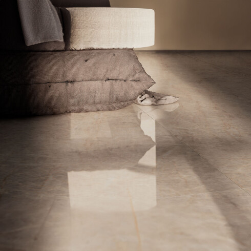 Porcelanato Tipo Cuarzo Beige Pulido 80.5X140Cm Piso Pared GAMAS DE BEIGE