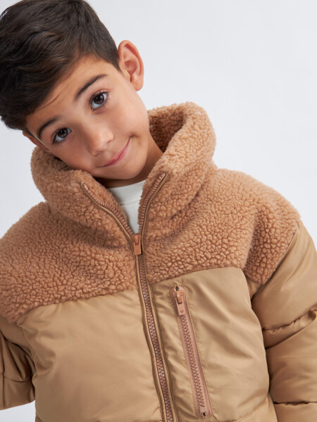 Chaqueta de abrigo Camel