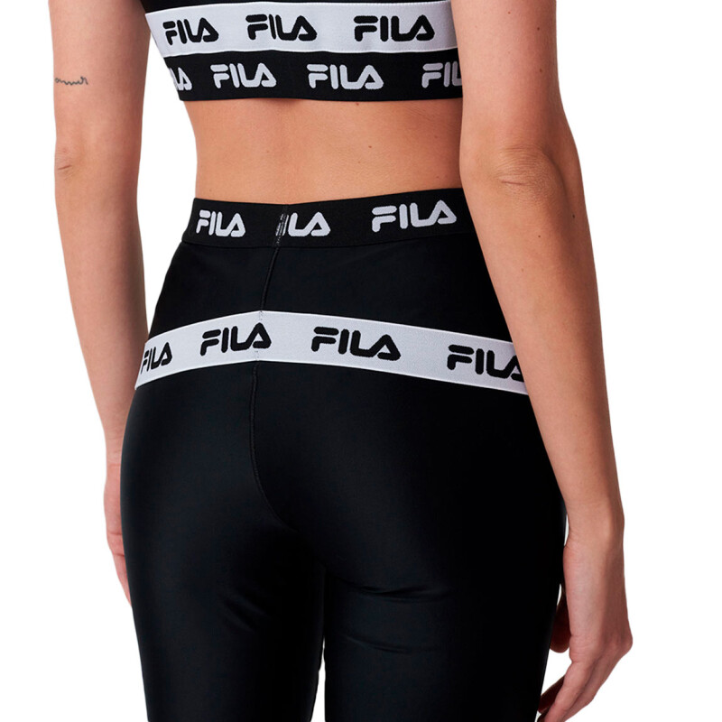 Fila Calza Femenina Fila Double Elastic Negro/blanco Negro-blanco