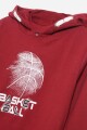 Buzo estampado BORDO