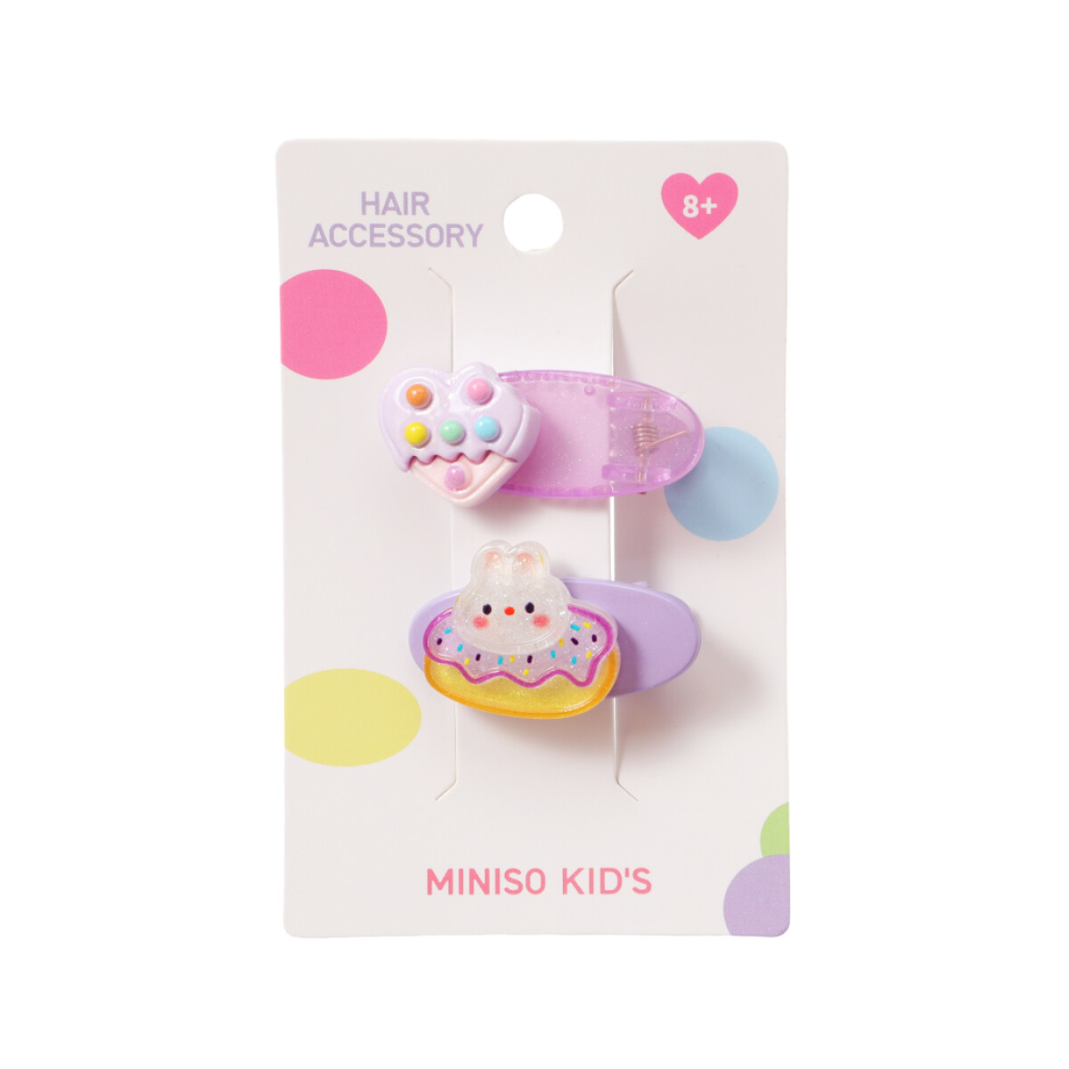 Broche de cabello cookie - violeta 