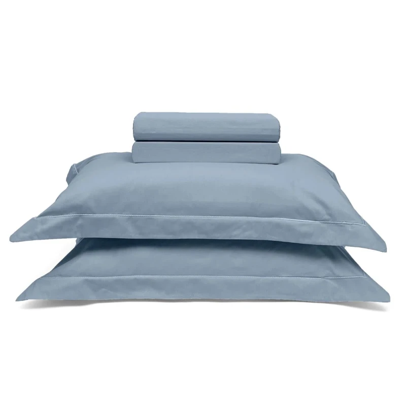 Juego de sábanas Reffinata 200 Hilos King Azul jeans