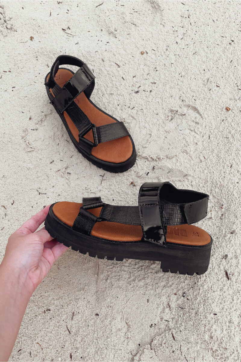 Sandalias Char - Negro 