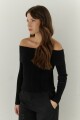 SWEATER BARDOT NEGRO