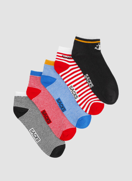 Pack de 5 medias cortas colores lisos Variante 38