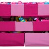 Organizador de 9 contenedores rosado y fuccia Organizador de 9 contenedores rosado y fuccia