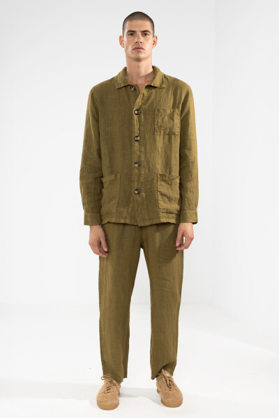 PREMIUM LINEN JACKET Oliva Pol