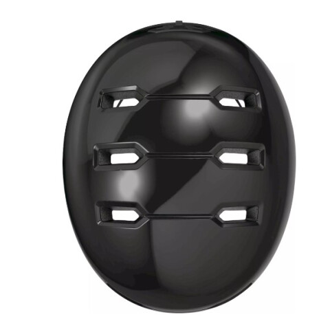 CASCO DE NIÑO ABUS SKURB KID - GREY STARS Shiny Black
