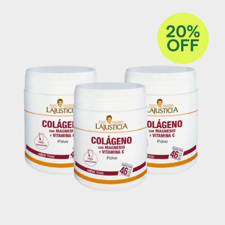 Colágeno con magnesio + Vitamina C - 3un. 20% off Colágeno con magnesio + Vitamina C - 3un. 20% off