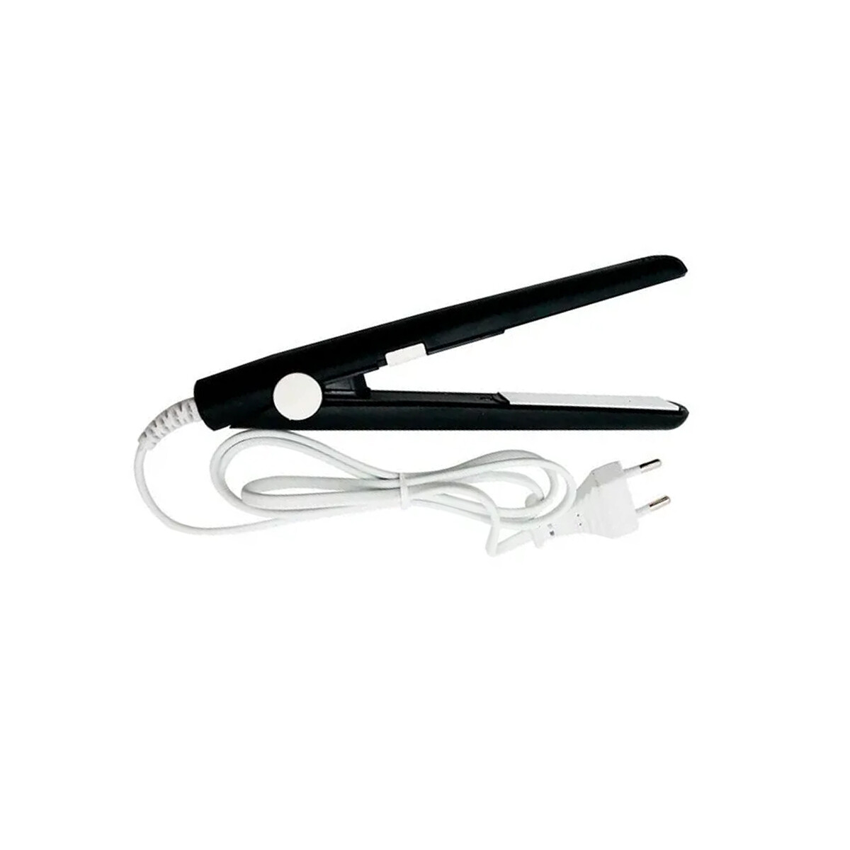 Planchita mini para el pelo con estuche - Negro 