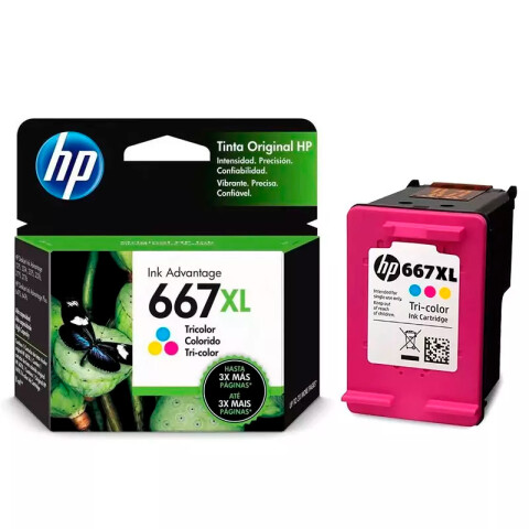 Cartucho Original HP 667 XL Color Cartucho Original HP 667 XL Color