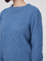 Sweater Allora Azul Grisaceo