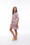 VESTIDO LEXY ESTAMPADO BORDO VESTIDO LEXY ESTAMPADO BORDO