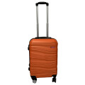 Valija Rigida Carry On Con Mango Telescopico Naranja
