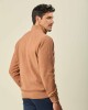 Buzo Algodón Medio Cierre Ladrillo